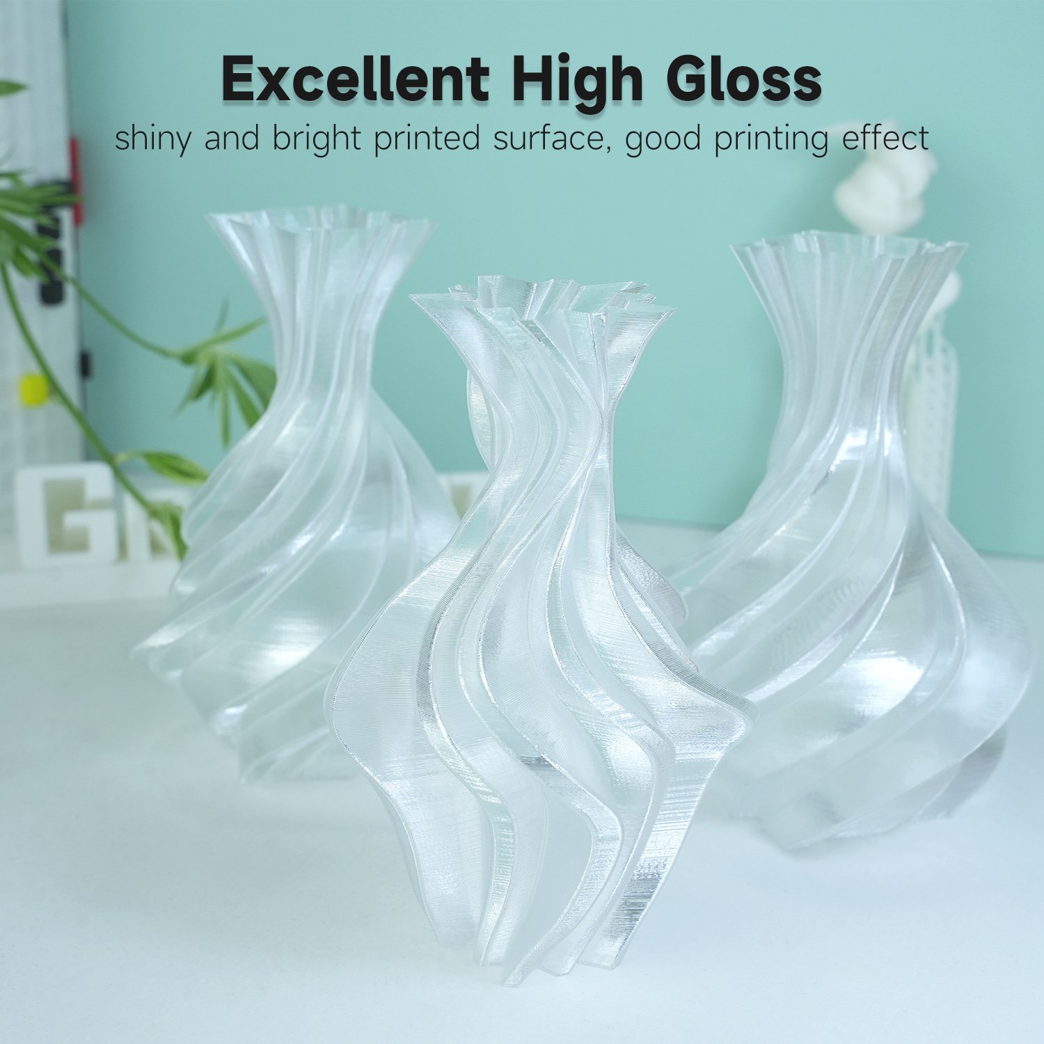 Transparent 3d Printing Plastic PETG Filament 1.75mm