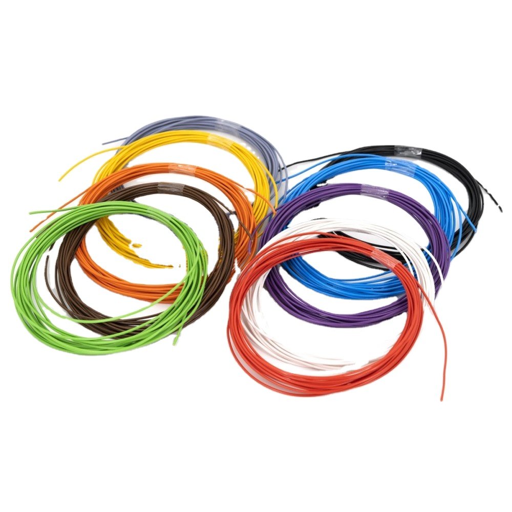 2024 new QingOu ISO CE China manufacturer 18 20 awg copper automotive cable wire/roll all color Factory electrical wire for sale