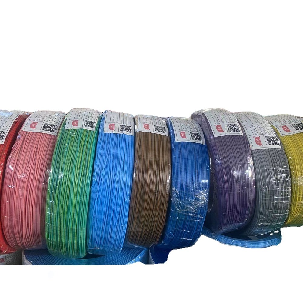 2024 new QingOu ISO CE China manufacturer 18 20 awg copper automotive cable wire/roll all color Factory electrical wire for sale