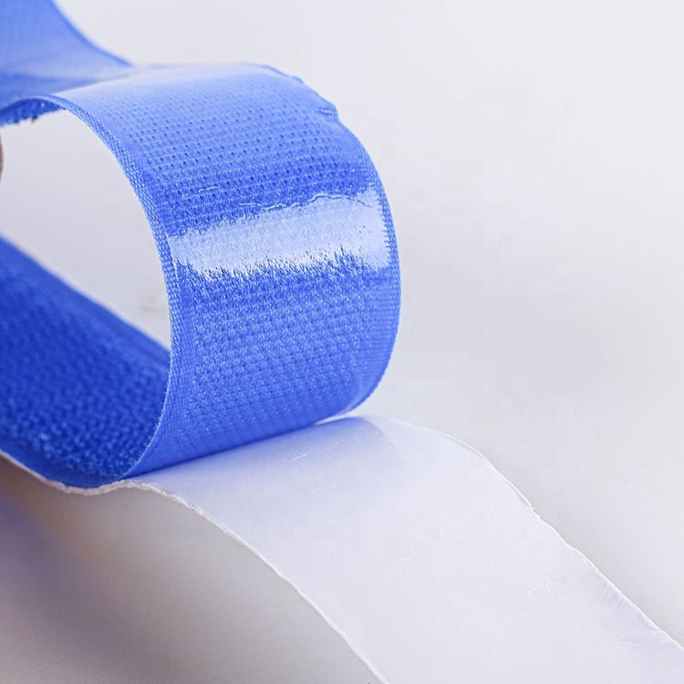 2024 Self Adhesive Sticky Fastener Sticky Magictape White 20mm 25mm Wide Ultra Thin Glue Back Hook and Loop Rubber 3m Tapes