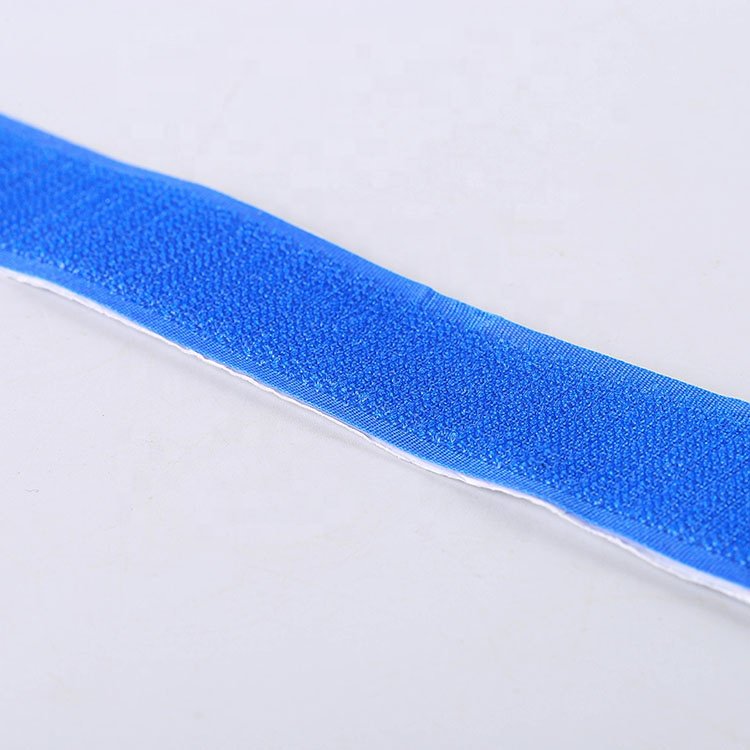 2024 Self Adhesive Sticky Fastener Sticky Magictape White 20mm 25mm Wide Ultra Thin Glue Back Hook and Loop Rubber 3m Tapes