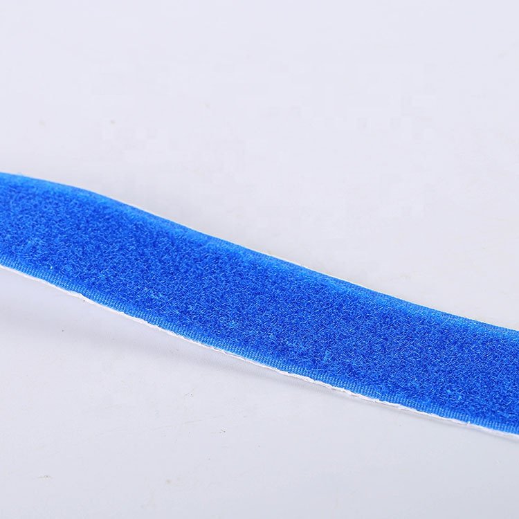 2024 Self Adhesive Sticky Fastener Sticky Magictape White 20mm 25mm Wide Ultra Thin Glue Back Hook and Loop Rubber 3m Tapes