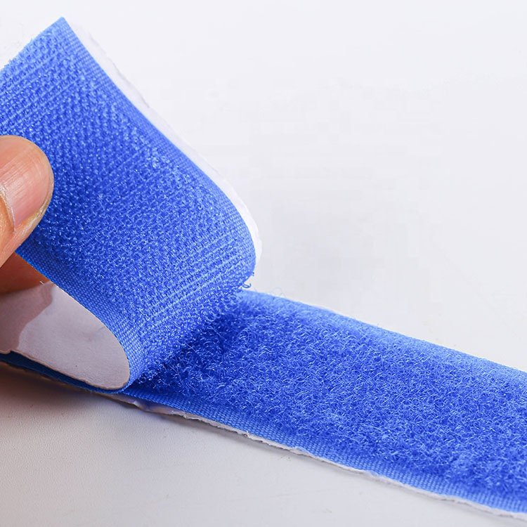 2024 Self Adhesive Sticky Fastener Sticky Magictape White 20mm 25mm Wide Ultra Thin Glue Back Hook and Loop Rubber 3m Tapes