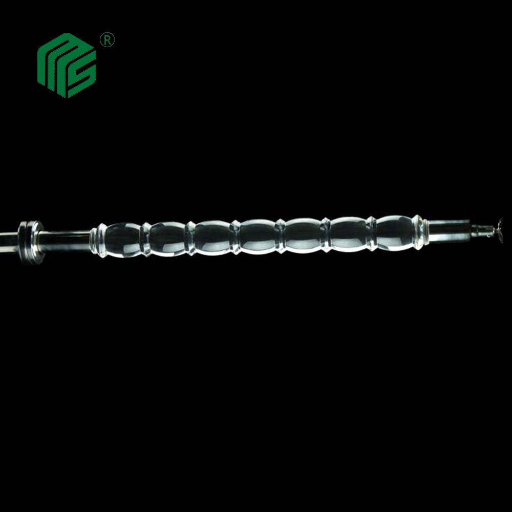 Clear Colorful Acrylic Stair Handrail Rod Crystal Balusters
