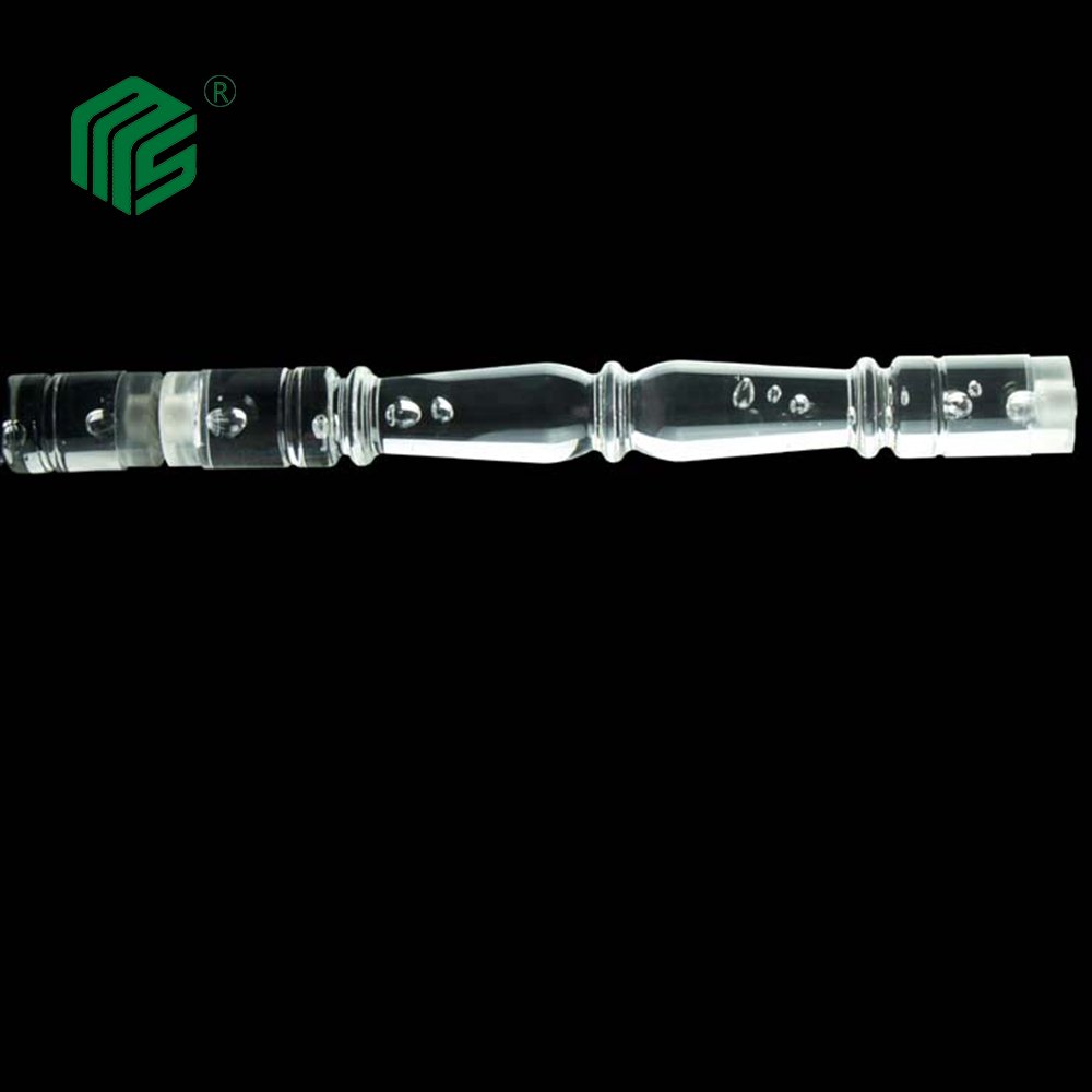 Clear Colorful Acrylic Stair Handrail Rod Crystal Balusters