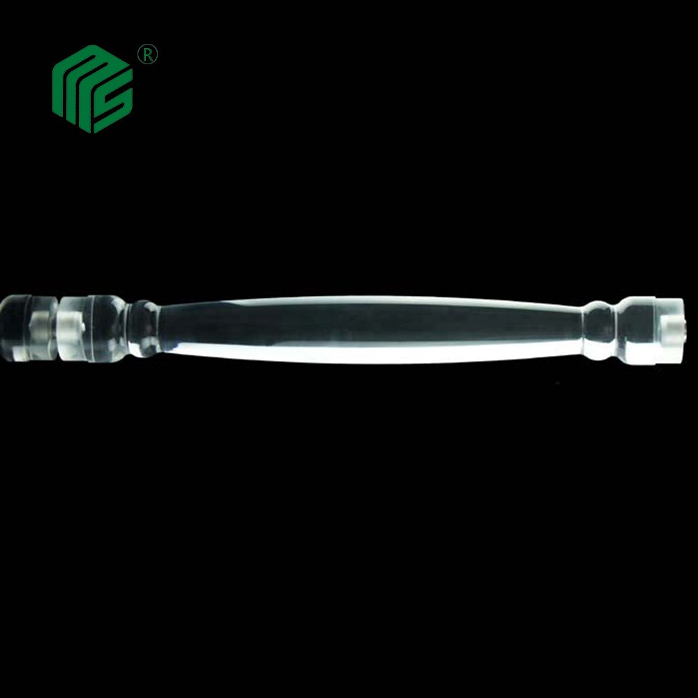 Clear Colorful Acrylic Stair Handrail Rod Crystal Balusters