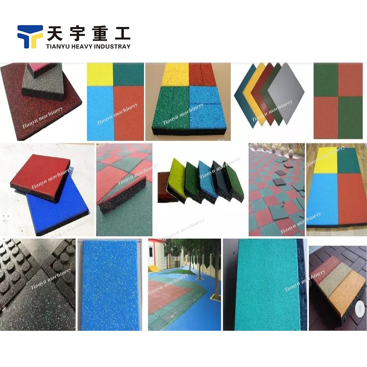 Rubber Wall Tile Processing Hydraulic Press Machine Four Column Rubber Roll Tile Floor Vulcanizing Machine