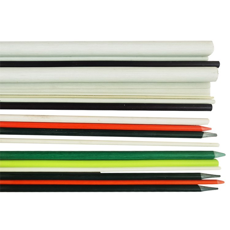 1inch solid fiberglass rods with sharp end