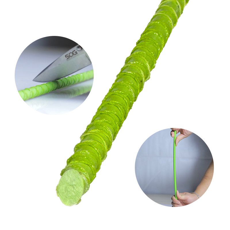 1inch solid fiberglass rods with sharp end