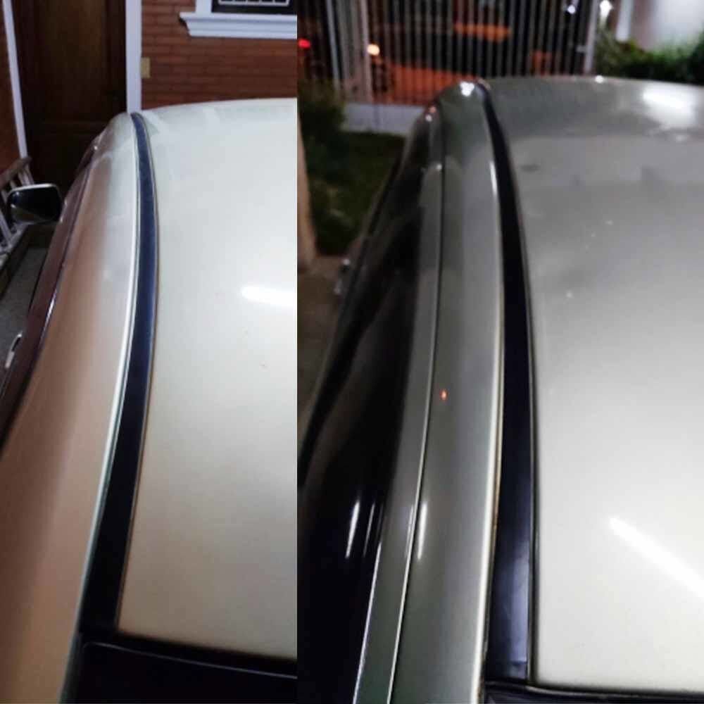 HY Car Left+Right Roof Trim Molding Rubber for ToyotaYaris Hatchback 75552-52180 75551-52200