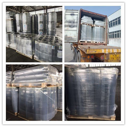 1-2M 5MPA Black Hypalon Rubber Sheet Fabric Hypalon CSM Rubber Sheet