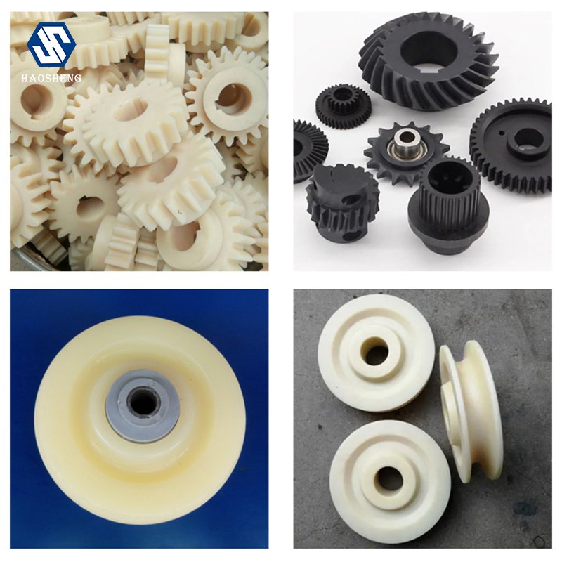 High Quality Factory Direct Sell Natural nylon plastic pulley plastic sheets silicone rod pipe spacer hdp gear coupling