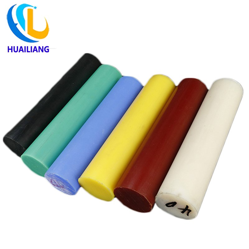 high quality custom made High Anti-Impact Strength And Good Toughness nylon rods solid plastic extruded rods