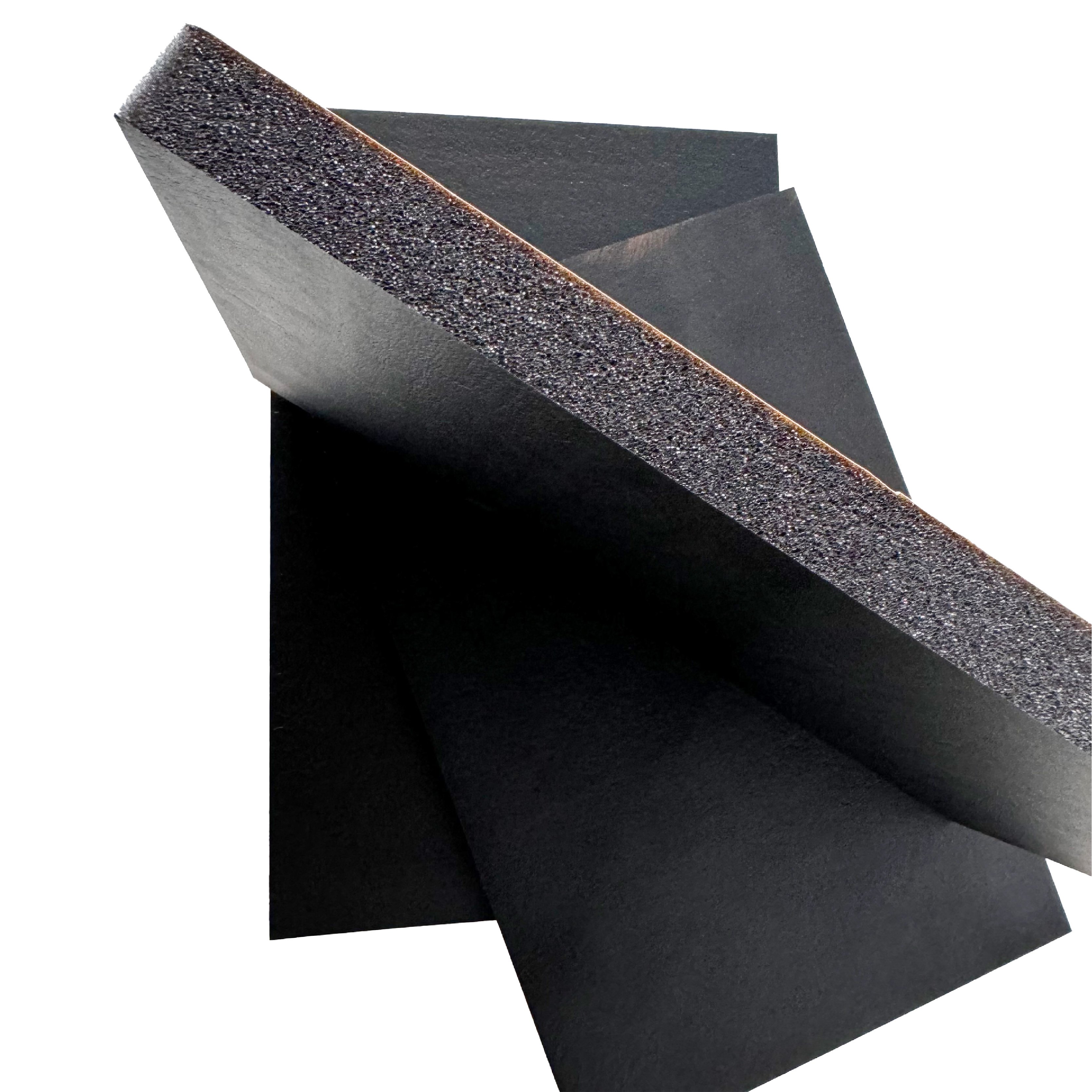 Different density coated sponge seal insulation and sound insulation