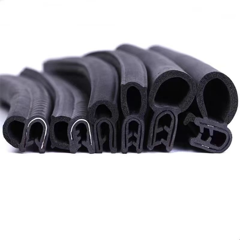 Waterproof Windproof Seal Strip Oem Extrusion Automotive Door Car Weather Strip Rubber Car Door Window Trim Edge Moulding Rubber