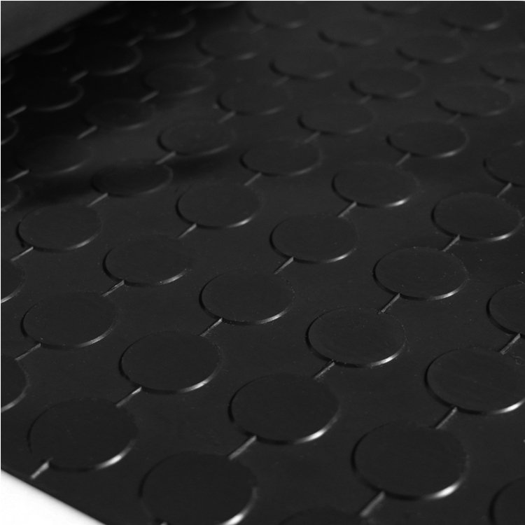 High Quality Coin Pattern Rubber Sheet Rolls Garage Floor Tiles Indoor Workshop Rubber Flooring Mat for workshop