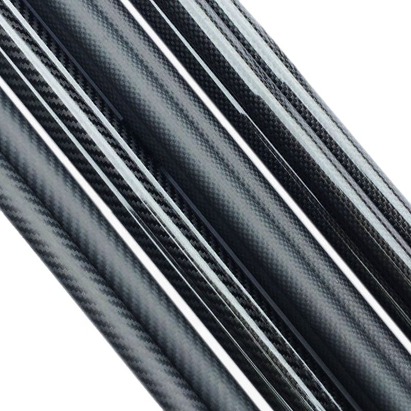OEM Factory High-Grade 1K 3K Surface Carbon Fiber Fishing Rod Blank Fast 40T 1 Section/2 Sections 2.7m/3.0m Carp Bass Lake