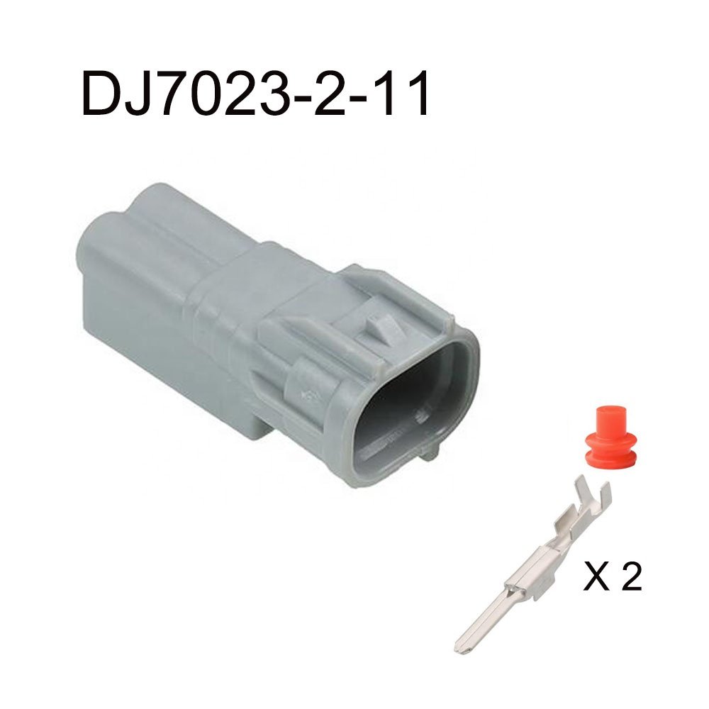 6189-0033 automotive waterproof connector 2 pin female male cable plug terminal block socket
