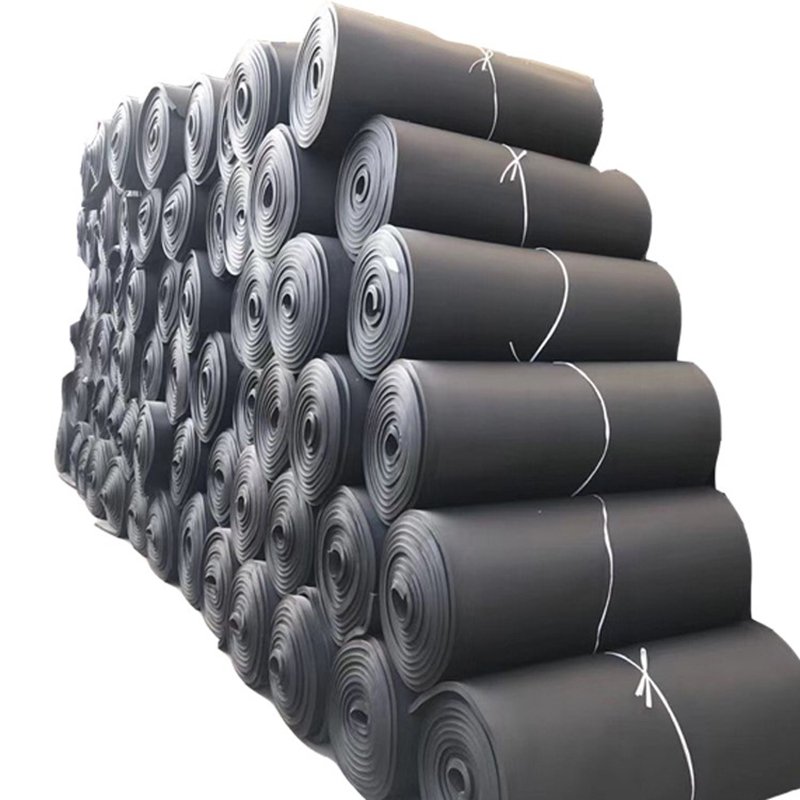 Factory direct black rubber sheet vulcanized rubber floor 2 mm 3 mm rubber sheet industrial flat