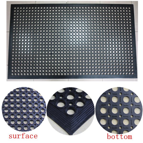 Rubber floor mats anti-fatigue non-Slip Floor fiooring for commercial kitchen ,Wet Area