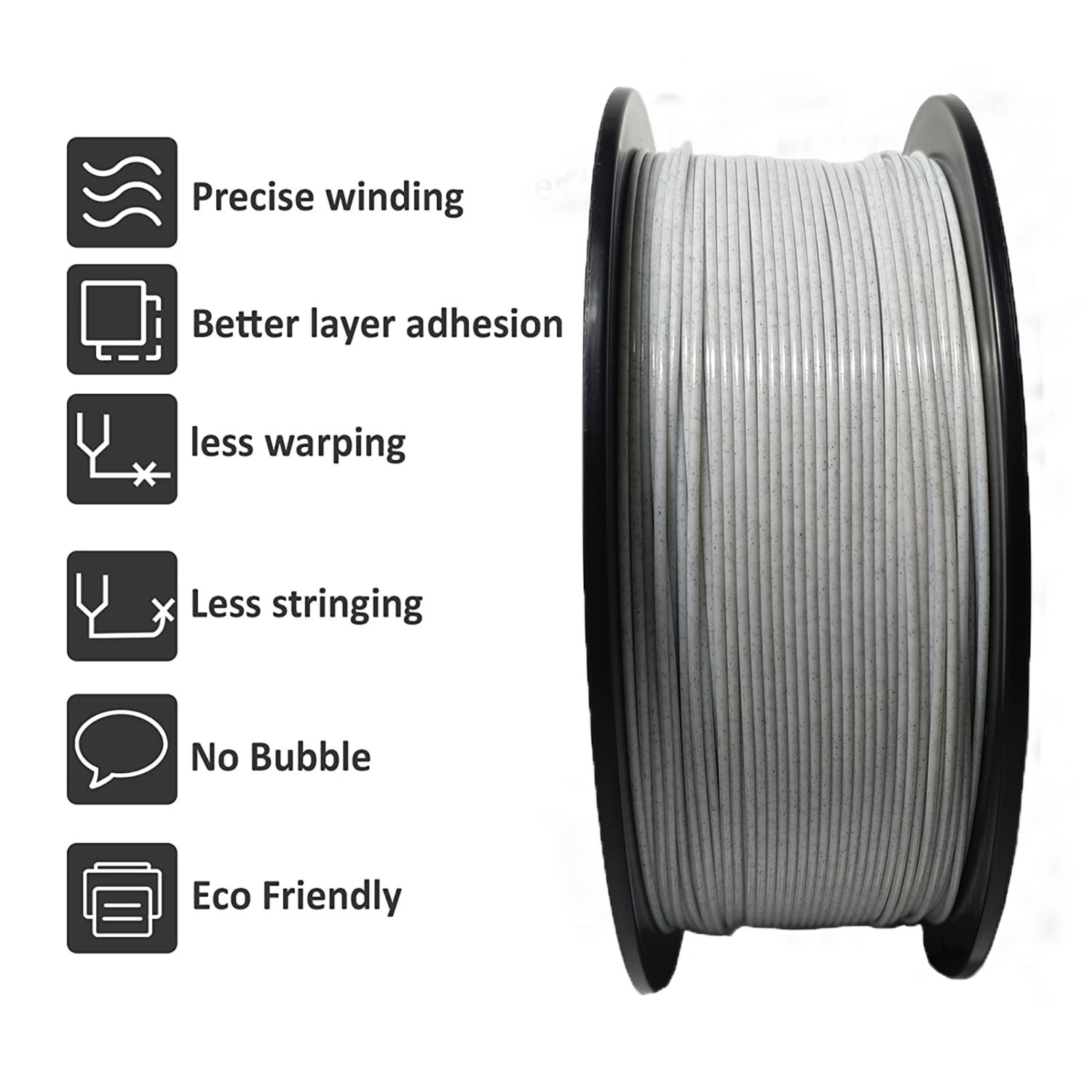 Wholesale OEM 1kg PLA Plus 3d Printer Filament ABS PETG 1.75mm Pla Filamentos 3d Printing Filament Extruded Plastic Rods