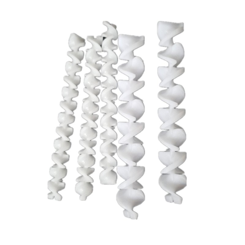 Plastic stirring rod Glue machine rubber core mixing stick Plastic molded polyacetal spiral rod Injection molded plastic parts