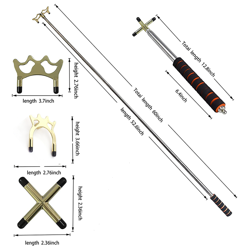 Factory Price Metal Billiard Rest Bridge cue With Cross Head For Random Choice