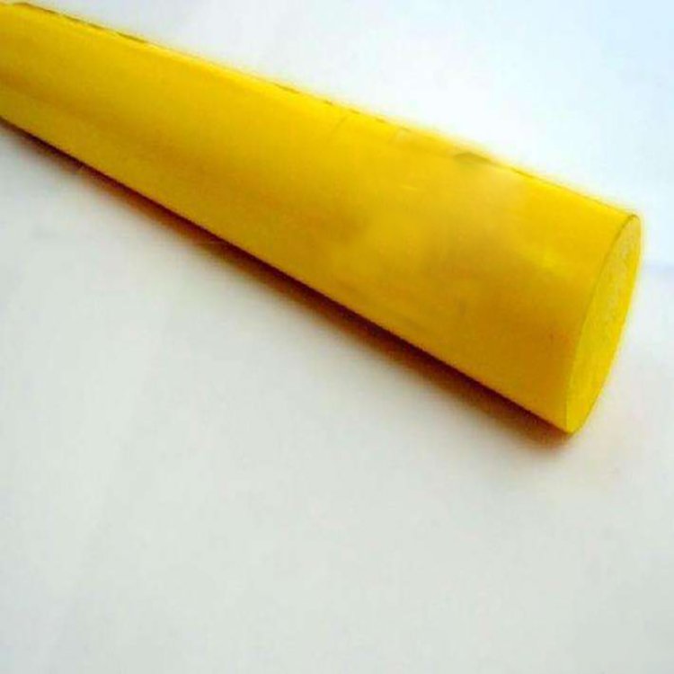 Customized oil resistance and good self-lubrication wearable yellow pp pa mc nylon plastic rod