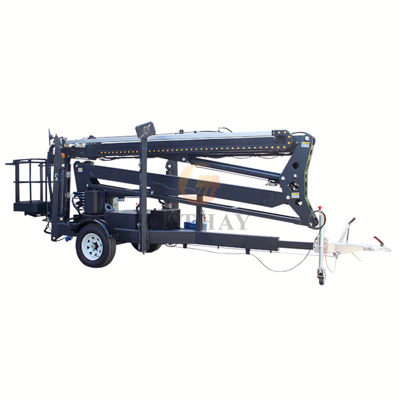 Trailer Lift Diesel Gas DC Hydraulic Articulated Cherry picker Lifters