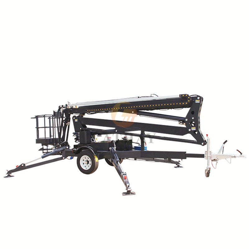 Trailer Lift Diesel Gas DC Hydraulic Articulated Cherry picker Lifters