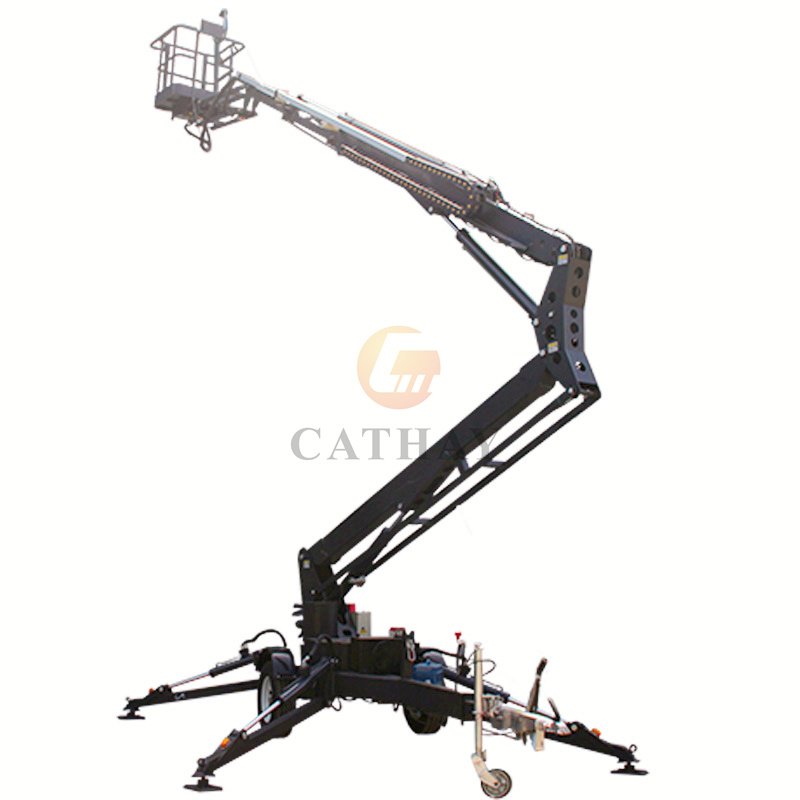 Trailer Lift Diesel Gas DC Hydraulic Articulated Cherry picker Lifters