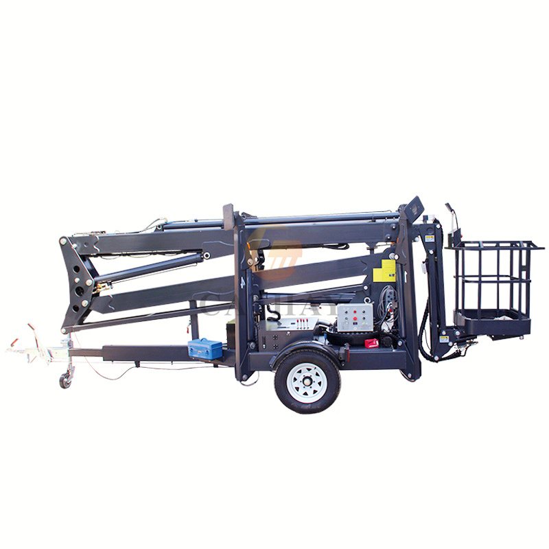 Trailer Lift Diesel Gas DC Hydraulic Articulated Cherry picker Lifters