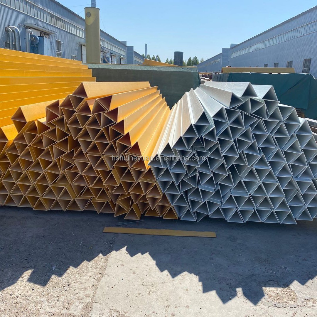 Grp Pultrusion Round Tubes Fiberglass Hollow Tube Rod Frp Custom Pipe Products Irregular profiles