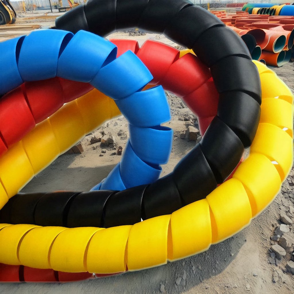 China Manufacturer's Flexible Insulated Wire Tube Competitive PP Plastic Spiral Tree Guard Cutting Hydraulic Hose Cover