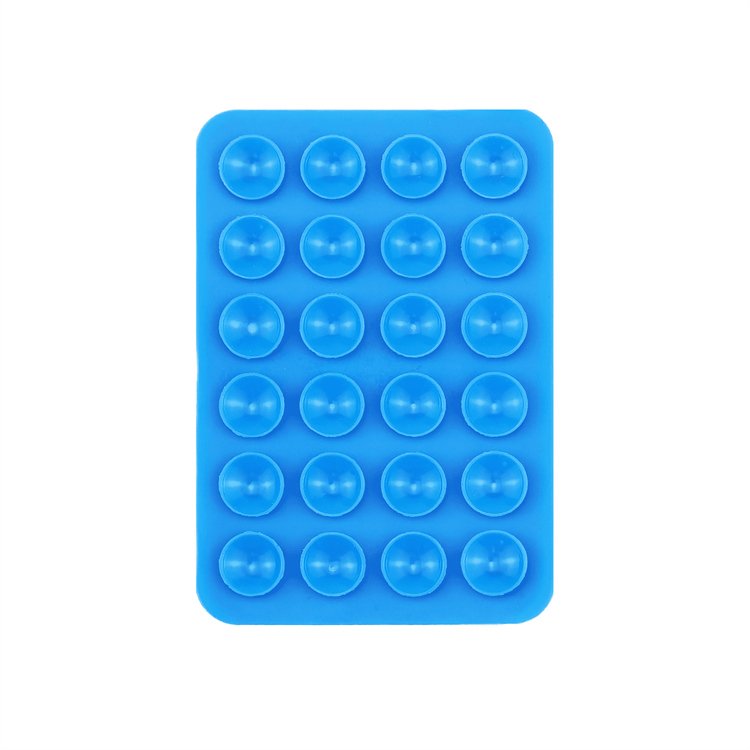 2024 Multifunction Strong Silicone Suction Pad For Mobile Phone Fixture Suction Cup Backed Adhesive Silicone Rubber Sucker Pad