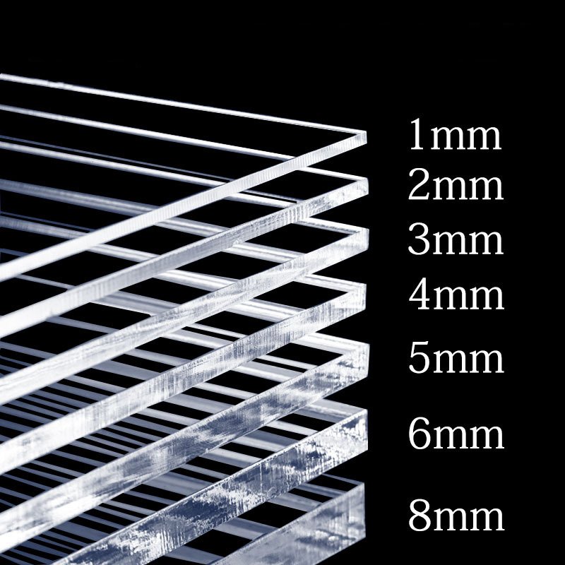 Transparent acrylic sheet Organic glass sheet Frosted color processing Laser engraving PMMA endurance diffusion sheet