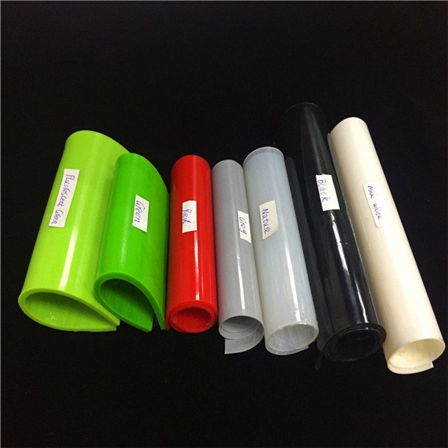 0.5mm 0.6mm 0.8mm 1mm 2mm 3mm 4mm 5mm multi-colored silicone sheet