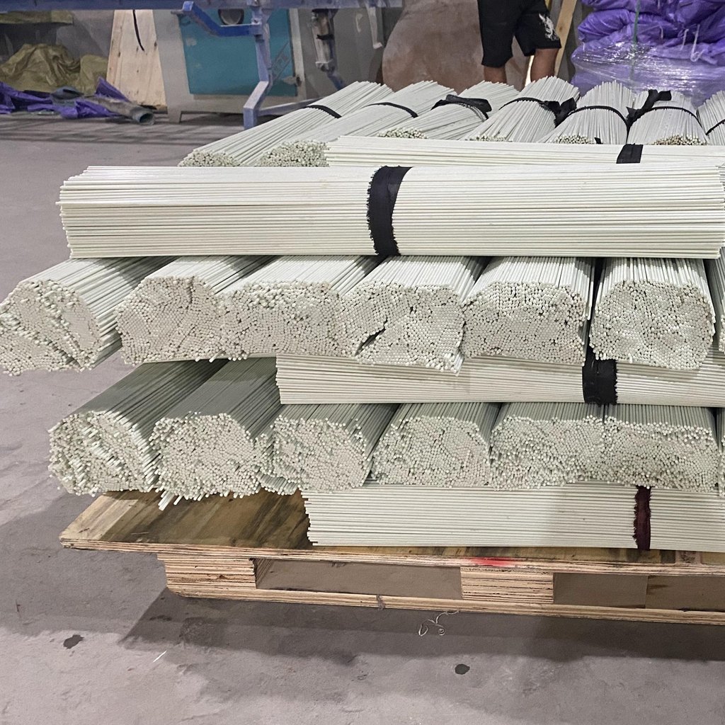 Tianfu Hot Sale Lightweight Fiberglass Class 1 Premium 8mm FRP Rod Solid Fiberglass Rod for Greenhouse