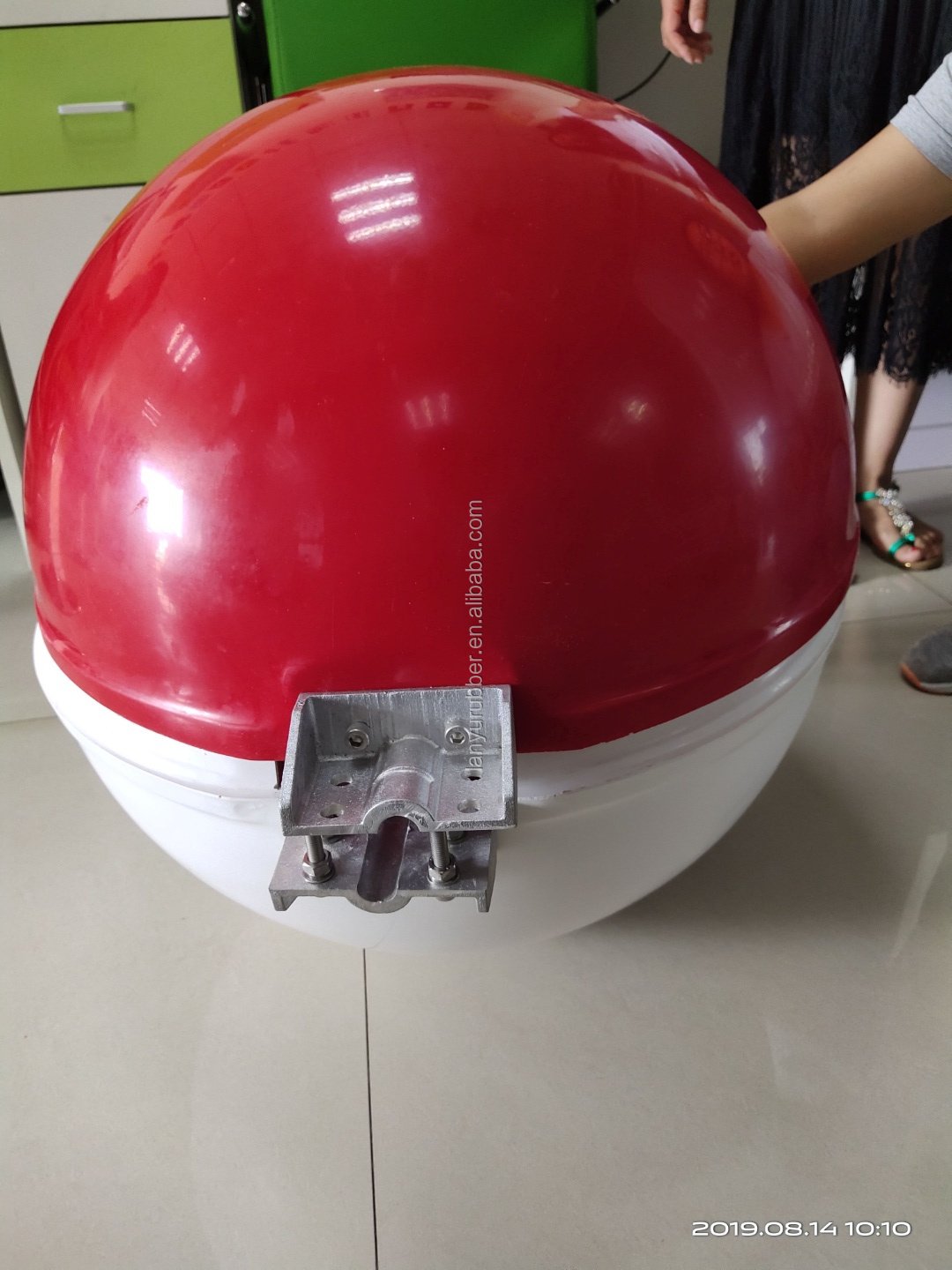 Manufacturer Direct Supply Aviation High Voltage Cable Fiberglass FRP GRP Warning Ball 400mm 600mm 800mm