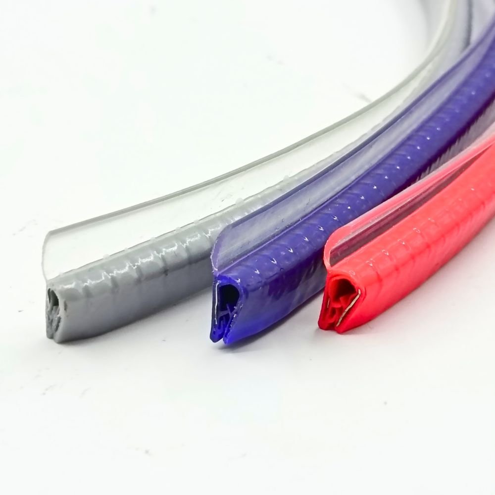 Factory PVC U profile rubber car sealing rubber strip Automotive car door edge trim decorative protection sealing strip