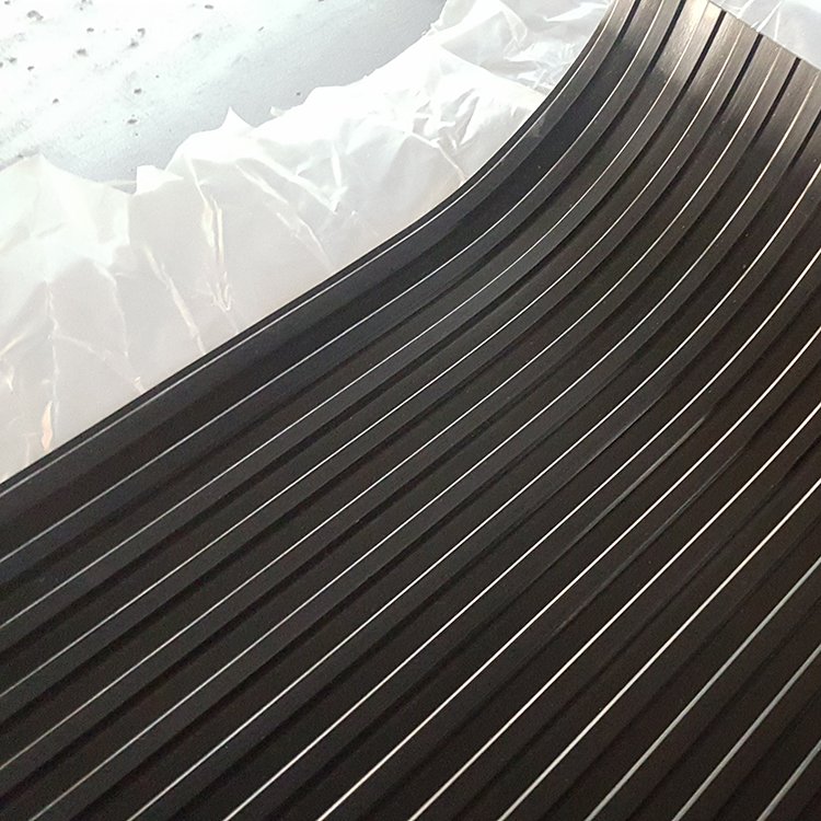 Checker Plate Coin wide stripe diamond plate Rubber flooring / rubber vinyl floor mat for vans/garage
