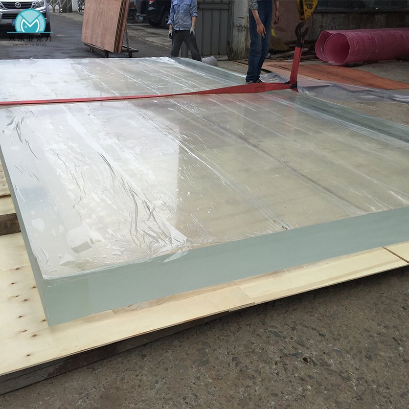 High quality transparent pmma cast plastic machine cut 10mm thick clear acrylic sheets
