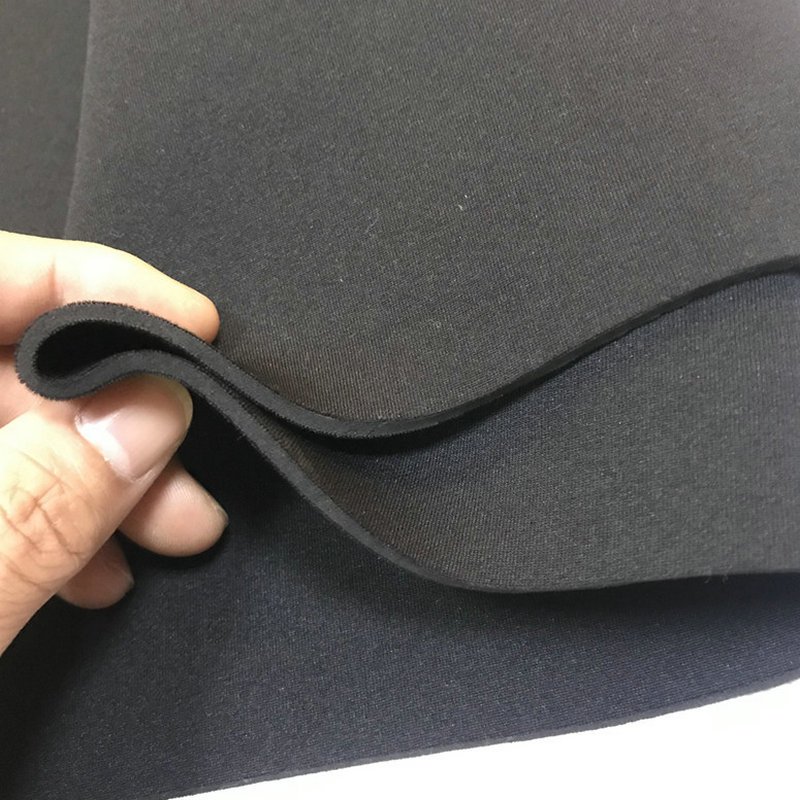 Washable and Reusable sbr rubber sheet Diving material fit for insole shoe material neoperne foam laminated with black neoprene
