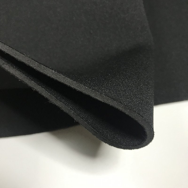 Washable and Reusable sbr rubber sheet Diving material fit for insole shoe material neoperne foam laminated with black neoprene