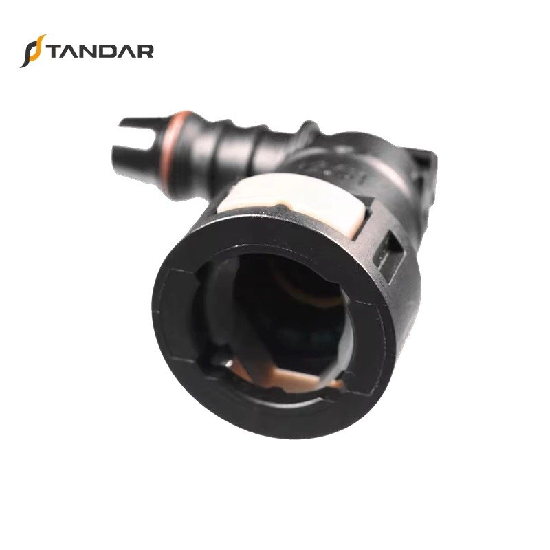 12.61mm SAE 90 degree Fuel Line Adapter Connector Series for Automotive Parts Fuel Line Quick Connector