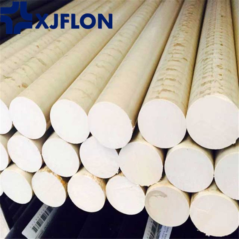 factory custom high-performance natural virgin materials plastic extruded peek rod beige color injection molding peek rod