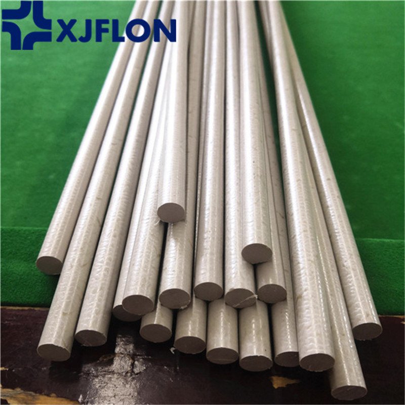 factory custom high-performance natural virgin materials plastic extruded peek rod beige color injection molding peek rod