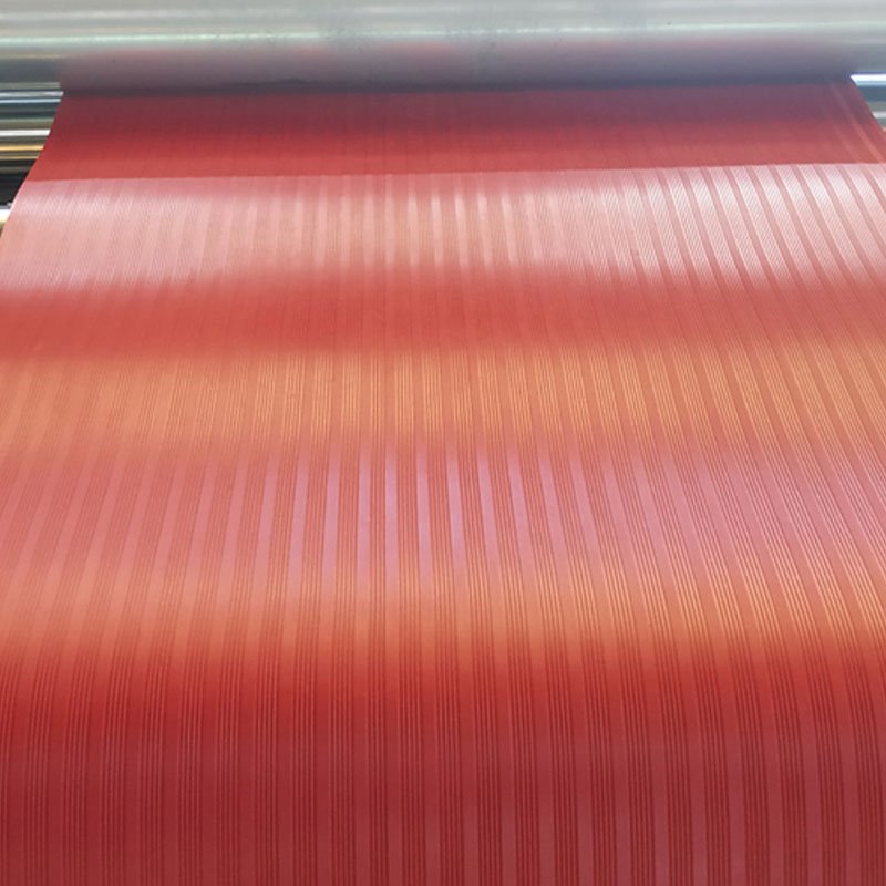 Manufacturer Anti Slip Wear Resistant Natural Rubber Sheet Insulated Anti Vibration Roof Rubber Mat Rolls