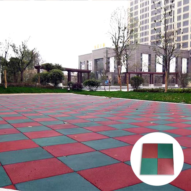 Custom High Quality Longevity Durability Outdoor Gyms Uv Resistant Gym Rubber Mats