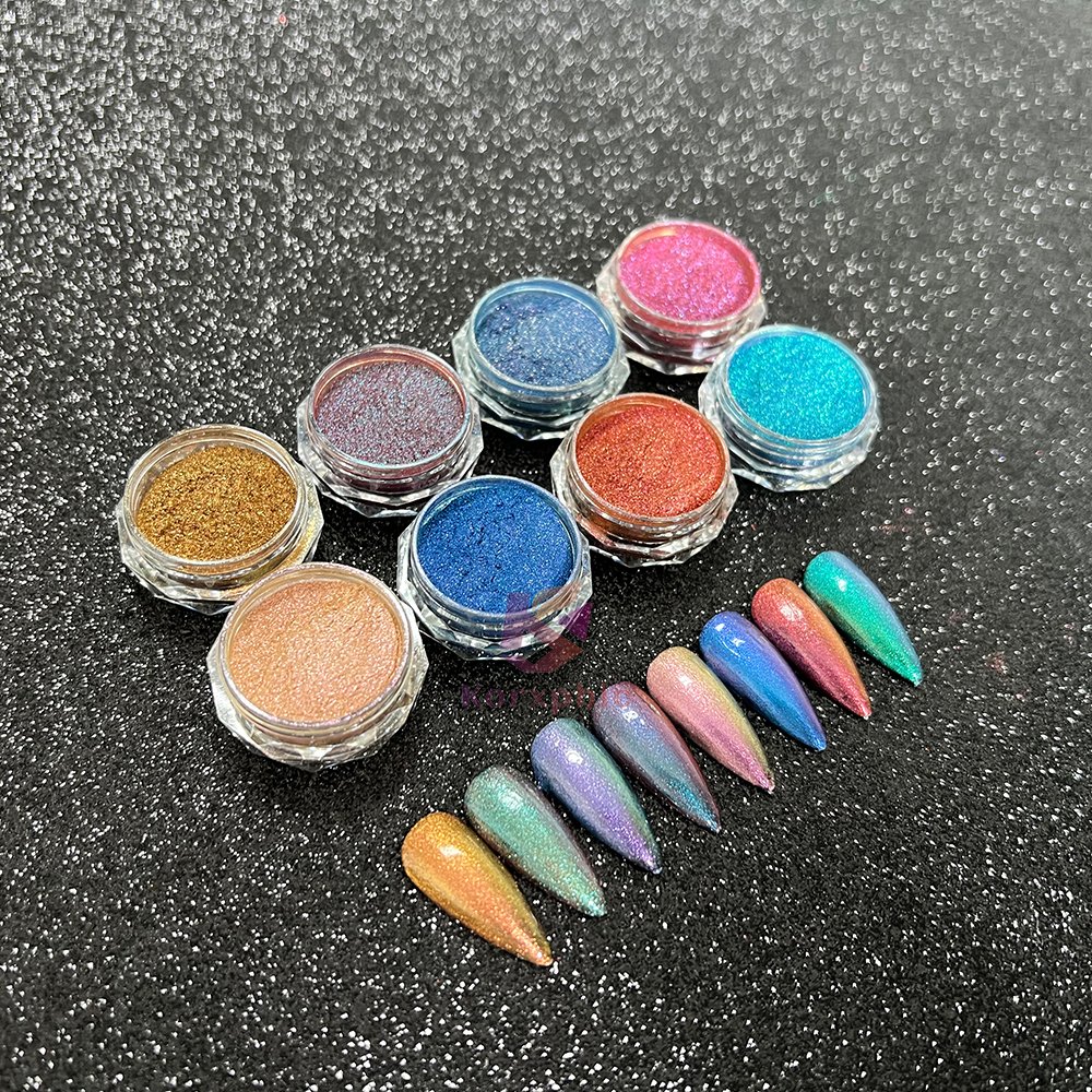 Multi Colored Chameleon Pearl Pigment Pearlescent Mica Powder Custom Coating Automotive Paint